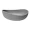 Alfi Brand 23 inch Solid Concrete Wavy Oval Above Mount Vessel Sink ABCO23O - alternate 5